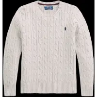 Ralph Lauren Cable-Knit Cotton Sweater - Cream - 163-174