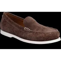 Ralph Lauren Merton Suede Venetian Loafer - Brown - 47