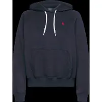 Ralph Lauren for woman. 211971698002 Shrunken Fit navy fleece sweatshirt (L), Casual, Cotton
