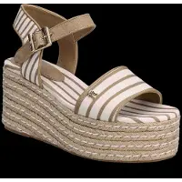 Tommy Hilfiger Platform Wedge Breton Stripes - Beige - 38