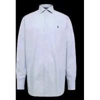 Ralph Lauren Purepress Ns Poplin-Custom Estate P - Blue - 38