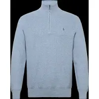 Ralph Lauren for man. 710B18060005 Blue cotton and piqué knit sweater (S), Casual