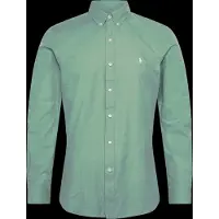 Ralph Lauren Slim Fit Stretch Poplin Shirt - Green - XL