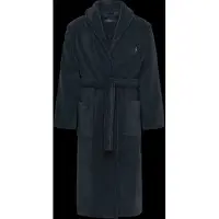 Ralph Lauren for man. 714899683009 Navy shawl collar fleece dressing gown (L-XL), Homewear, Cotton