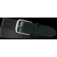 Ralph Lauren Signature Pony Leather Belt - Black - 38