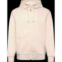 Ralph Lauren for man. 710881517510 Beige double knit zip-up sweatshirt (L), Casual, Cotton, Long sleeve