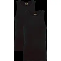 Ralph Lauren for man. 714959333001 Black tank top two-pack (XXL), Homewear, Cotton, Sleeveless / Straps