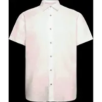 Jack & Jones Jjhenry Slub Shirt Ss - White - S