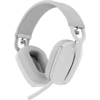 Logitech Zone Vibe 100, langattomat kuulokkeet mikrofonilla, luonnonvalkoinen