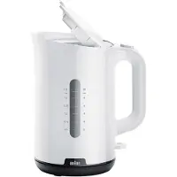 Braun Breakfast 1 WK1100WH -vedenkeitin, 1,7 l, 2200 W, valkoinen