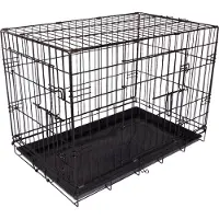 Dogman Standard musta lemmikin teräshäkki