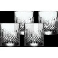 Luigi Bormioli Vandglas/Whiskyglas Diamante 4 Stk. - Nude - 38 CL