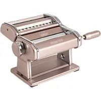 Marcato Atlas pastakone tuplaleikkurilla, 150 mm, puuterin roosa