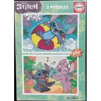 Educa 2X100 Disney Stitch - Multi/patterned - ONE SIZE