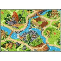 Usorteret Dino World Playmat - 95 X 133 Cm - Multi/patterned - ONE SIZE