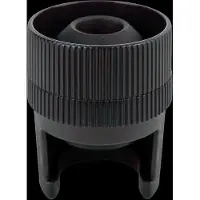 Peugeot Preserve Mousserende Vinstopper Dobbelt Funktion - Black - 3 CM