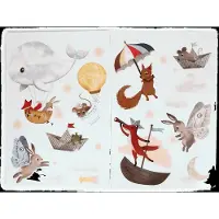 Filibabba Wallstickers - Dreamy Adventurers - Multi/patterned - ONE SIZE