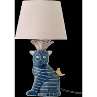 Bloomingville Eri Table Lamp - Blue - Ø 22 CM