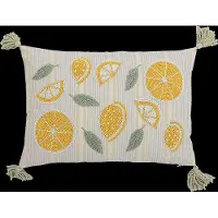 Creative Collection Lemon Cushion - Yellow - 50X35CM