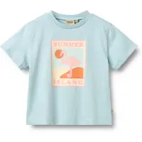 Wheat T-Shirt S/S Mirsa - Blue - 116