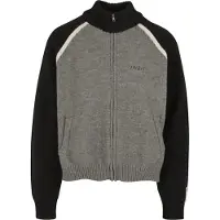 Another Cotton Lab Another Zip Neuletakki musta, L