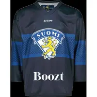 Finland Ice Hockey Leijonat Ccm Fanipaita, Koti - Navy - L