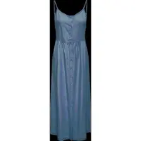 ONLY Onlcharis Life Long Strap Dress Wvn Cc - Blue - L