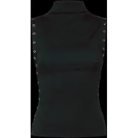 Weekday Mockneck Top - Black - XS