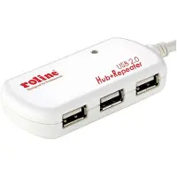Roline USB 2.0 Hub with Repeater USB hub - 4 porttia
