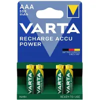Varta – Ladattava Accu Power AAA 550mAh 4 kpl (56743101404)