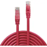 Lindy 5m Cat.6 U/UTP Network Cable, Red (48035)