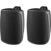 Monacor WALL-06T/SW ELA seinäkaiutin 4 W Musta 1 kpl