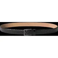 Calvin Klein Square Buckle Smooth 32Mm Fixed - Black - 105