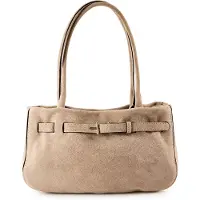 Abro Jill Olkalaukku Nahka 32 cm Beige