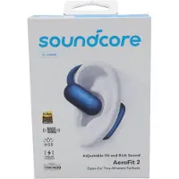 Anker Soundcore Aerofit 2, Langaton, Puhelut/Musiikki/Urheilu/Päivittäinen, 85 g, Kuulokkeet, Sininen