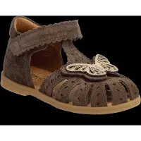 Angulus Sandaalit - Perhonen - Dark Taupe/Gold - - 23 - Sandaalit