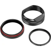SmallRig 5850 UV Filter with Lens Hood Kit for FUJIFILM X100VI / X100V (Black)