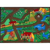 Rebel Roads Farm Life Playmat - 95 X 133 Cm - Multi/patterned - ONE SIZE