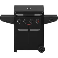 Barbecook Gas Barbecue Luca 412 with Cabinet and Sideburner, 145.4 x 60.3 x 112.3 cm | BC-GAS-3100