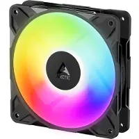Arctic Cooling P12 Pro Reverse PWM ARGB -tuuletin, nestelaakeri, 120 mm, musta