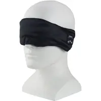 INF Nukkumiseen sopivat kuulokkeet langaton Bluetooth 3D kasvomaski stereokaiuttimilla Black