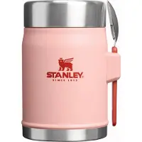 Stanley The Legendary Classic Food Jar ruokatermos ja spork, 410 ml, Peach Rose