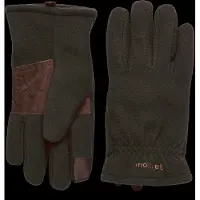 Barbour Coalford Fleece Glove - Khaki green - M