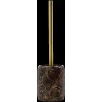 House Doctor - Able wc-harja 36x10 cm ruskea marmori/messinki