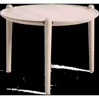 Design House Stockholm Aria soffbord Light oak, Ø50x37 cm