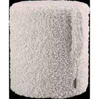 Blomus Pouf - 40 Cm, Ø 35 Cm - Teddy - Moonbeam - Cream - Ø 35CM