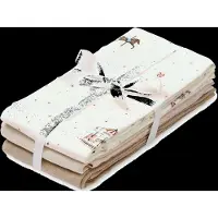Cam Cam GOTS 3-pack Musliiniliina Carousel Carousel One Size Punainen One Size Pojat, Tytöt