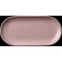 Aida Raw Colour - Oval Tall. Roseish 25X12X1,5 Cm. - Pink - ONE SIZE