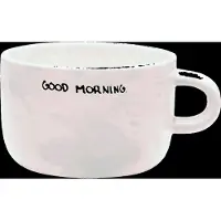 Anna + Nina Good Morning Cappuccino Mug - Cream - 30 CL