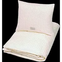 Cam Cam Copenhagen Bedding Set, Baby, 70X100Cm - Gots - Caprice - Cream - 70X100CM;40X45CM